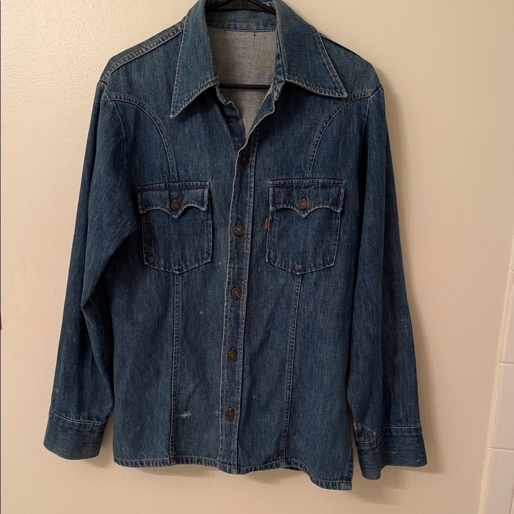 Levi's Classic Blue Denim Shirt/Jacket